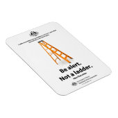 Magnet Flexible Aimant anti-terroriste : Soyez vigilant. Pas une é (Côté Droit)