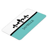 Magnet Flexible Aimant Aqua Swanky Fleur De Lis Flexi (Côté Gauche)