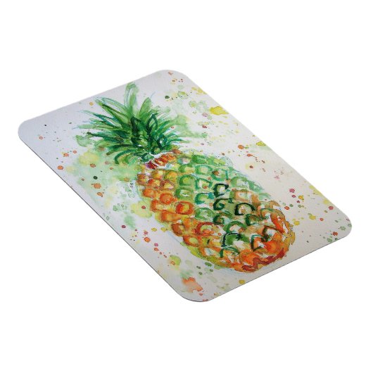 Magnet Flexible Aimant aquarelle citron lime Pineapple (Côté Droit)
