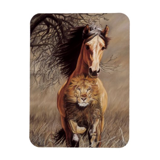 Magnet Flexible Aimant au coeur de Lion (Vertical)