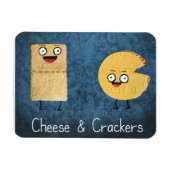 Magnet Flexible Aimant au fromage et aux craquelins (Horizontal)