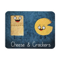 Aimant au fromage et aux craquelins