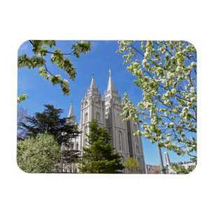 Magnet Flexible Aimant avec le temple de SLC avec les fleurs