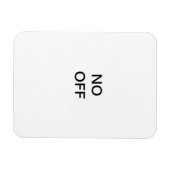 Magnet Flexible aimant avec "ON & OFF" (Horizontal)