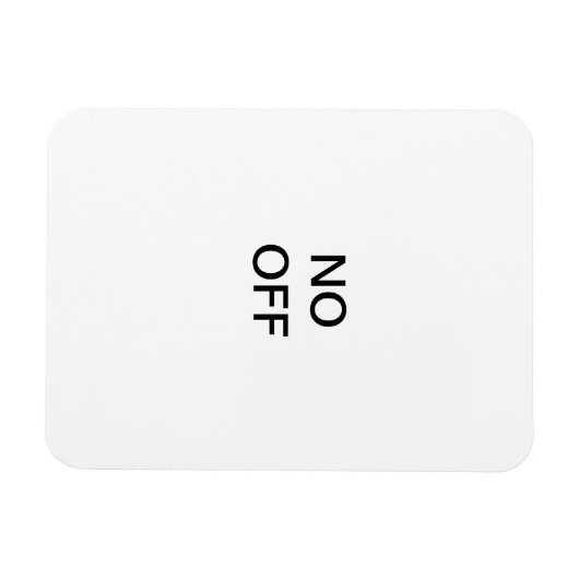 Magnet Flexible aimant avec "ON & OFF" (Horizontal)