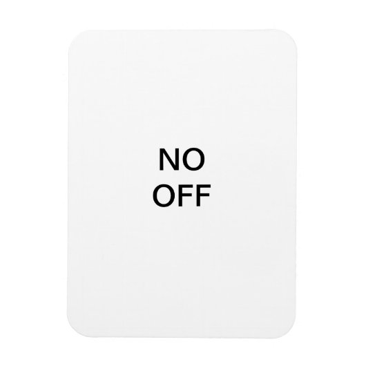 Magnet Flexible aimant avec "ON & OFF" (Vertical)