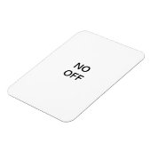 Magnet Flexible aimant avec "ON & OFF" (Côté Gauche)