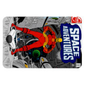 Magnet Flexible Aimant 'Aventures de l'ESPACE' des années 1960 (Horizontal)