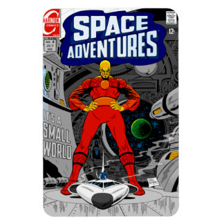 Magnet Flexible Aimant 'Aventures de l'ESPACE' des années 1960