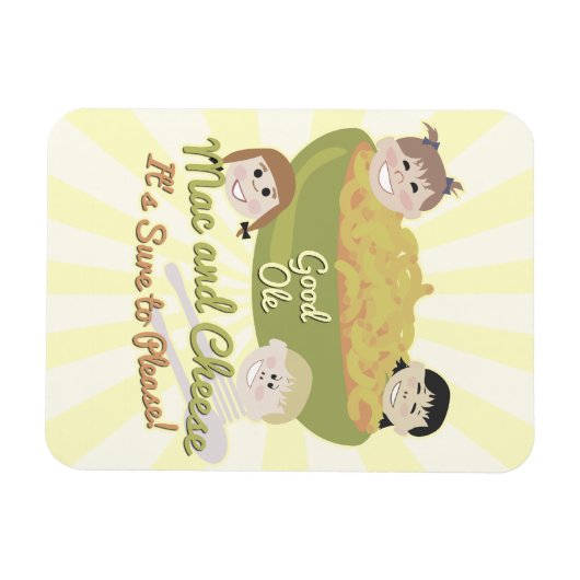 Magnet Flexible Aimant bon Ole Mac et fromage Mega (Horizontal)