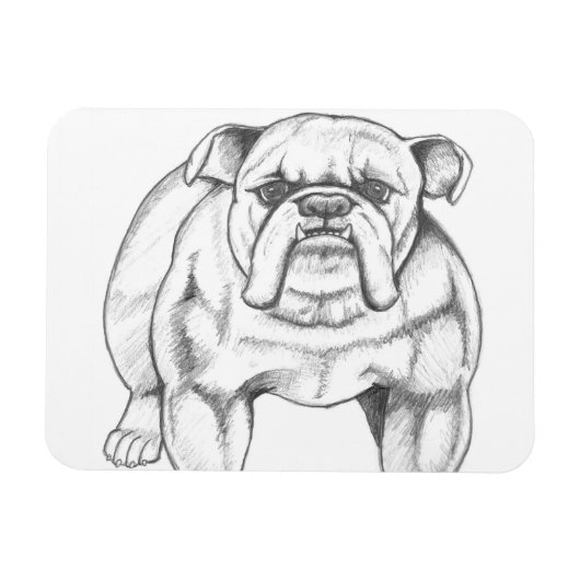 Magnet Flexible Aimant Bulldog (Horizontal)