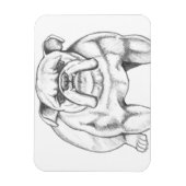 Magnet Flexible Aimant Bulldog (Vertical)