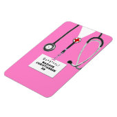 Magnet Flexible Aimant cadeau personnalisé de diplôme d'infirmière (Côté Gauche)