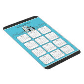 Magnet Flexible Aimant Calendrier des Chouettes d'hiver 2012 (Côté Droit)