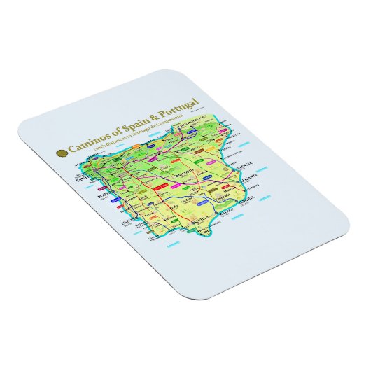 Magnet Flexible Aimant Camino Map flexible (Côté Droit)