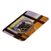 Magnet Flexible AIMANT carré de l'itinéraire 66 de l'OKLAHOMA ! ! (Côté Gauche)