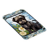 Magnet Flexible Aimant Chien Affenpinscher (Côté Droit)