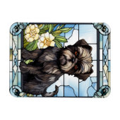 Magnet Flexible Aimant Chien Affenpinscher (Horizontal)