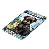 Magnet Flexible Aimant Chien Affenpinscher (Côté Gauche)