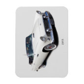 Magnet Flexible Aimant convertible blanc 1955 (Vertical)