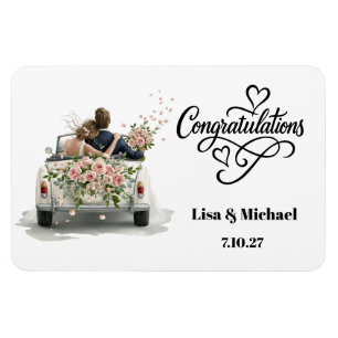 Magnet Flexible Aimant Couple de Mariage