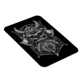 Magnet Flexible Aimant crâne viking (Côté Droit)