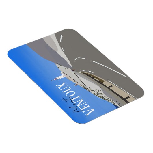 Magnet Flexible Aimant cyclable Mont Ventoux (Côté Droit)