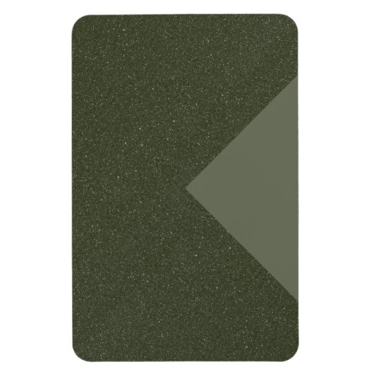 Magnet Flexible Aimant d'accentuation du triangle vert de mousse - (Vertical)
