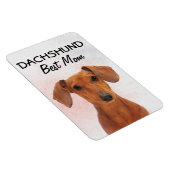 Magnet Flexible Aimant Dachshund Meilleure Maman (Côté Droit)