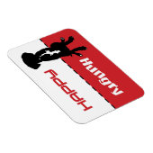 Magnet Flexible Aimant d'alimentation de chien - Avez-vous nourri  (Côté Droit)