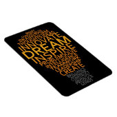 Magnet Flexible Aimant d'ampoule lumineuse inspirant (Côté Droit)