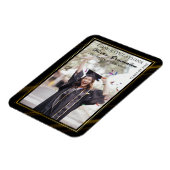 Magnet Flexible Aimant d'annonce de photo de diplômé Félicitations (Côté Gauche)