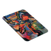 Magnet Flexible Aimant d'art "Composition colorée" (Côté Droit)