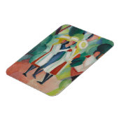 Magnet Flexible Aimant d'art "Trois filles" (Côté Gauche)