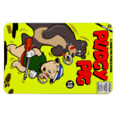 Magnet Flexible Aimant de bande dessinée classique PUDGY PIG (Horizontal)