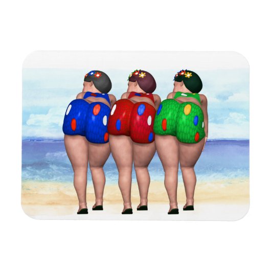 Magnet Flexible Aimant de beauté de bain (Horizontal)