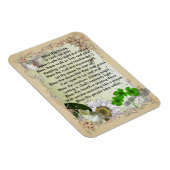 Magnet Flexible Aimant de bénédiction de la maison irlandaise (Côté Droit)