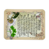 Magnet Flexible Aimant de bénédiction de la maison irlandaise (Horizontal)