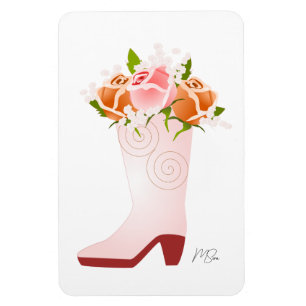 Magnet Flexible Aimant de bouquet rose