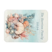 Magnet Flexible Aimant de cabine de croisière Ocean Seashells (Horizontal)