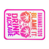 Magnet Flexible Aimant de cabine de croisière pour forfait boisson (Horizontal)