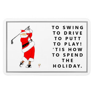 Magnet Flexible Aimant de cadeau de vacances de golf