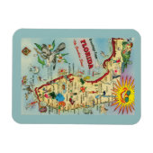 Magnet Flexible Aimant de carte de Floride (Horizontal)
