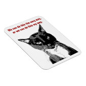 Magnet Flexible Aimant de chat amusant (Côté Droit)