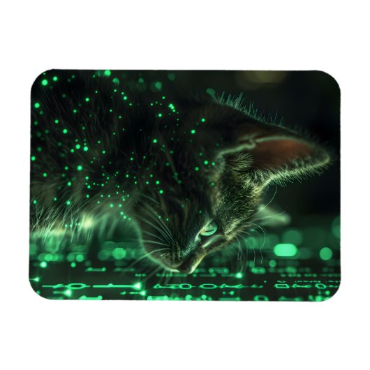 Magnet Flexible Aimant de chat cool (Horizontal)