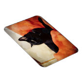 Magnet Flexible Aimant de chat noir (Côté Droit)