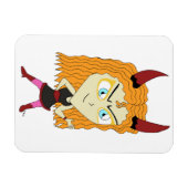 Magnet Flexible aimant de chibi (Horizontal)