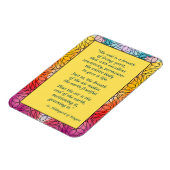 Magnet Flexible Aimant de citation de Sainte Hildegarde de Bingen (Côté Gauche)