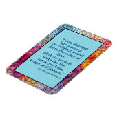 Magnet Flexible Aimant de citation de Sainte Hildegarde de Bingen (Côté Gauche)