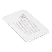 Magnet Flexible Aimant de citation Walt Whitman (Côté Droit)